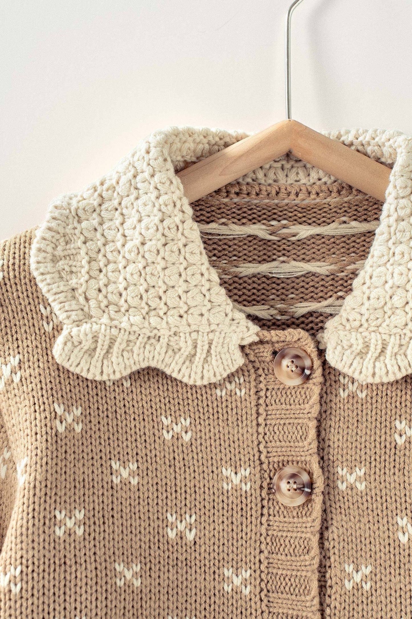 Cassy Ruffle Collar Cardigan
