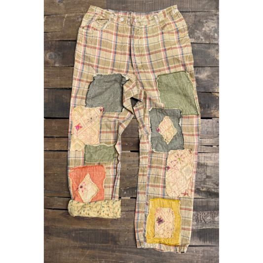 Traveling On Pants - Patched Together