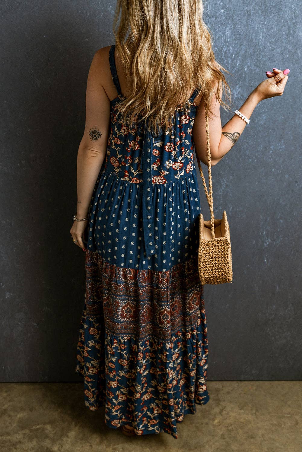 Tatum Floral Sleeveless Maxi Dress