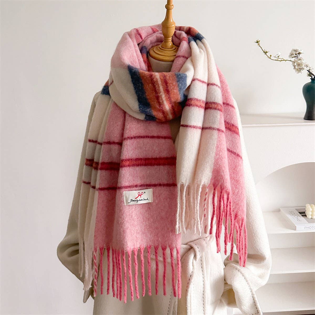 Soft Tassel Scarf