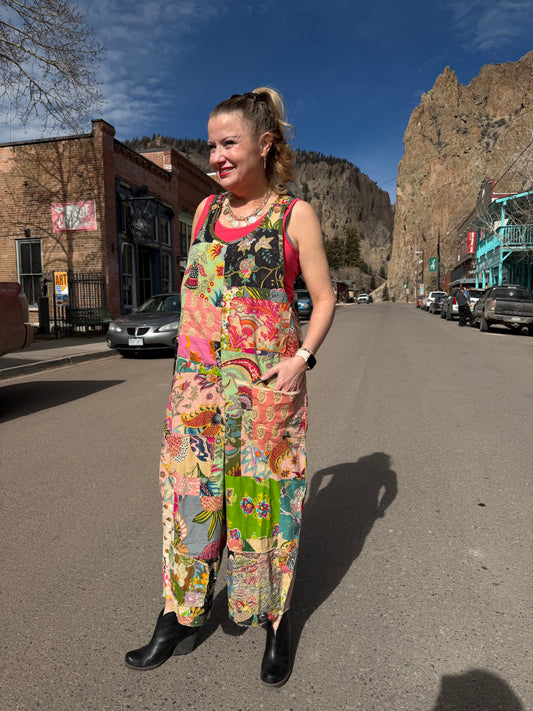 Patchwork Gardens Overalls