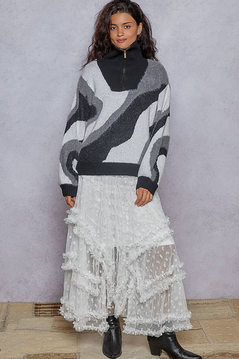 Ruffle Lace Skirt