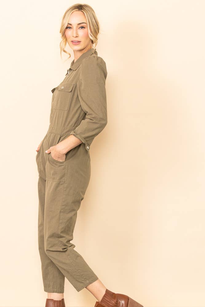 Pixie Utility Coverall Jumpsuit