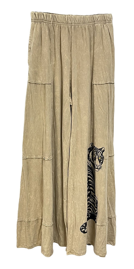 Mepi Tiger Wide-Leg Pants