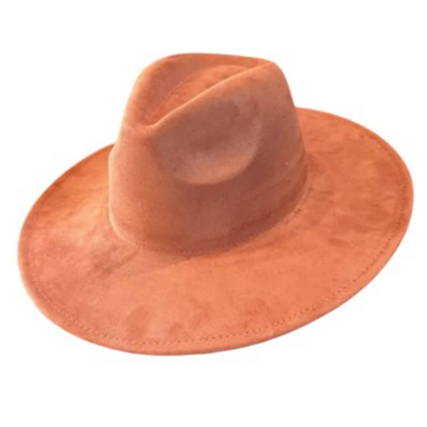 Fashion Classic Wide Brim Suede Panama Hat