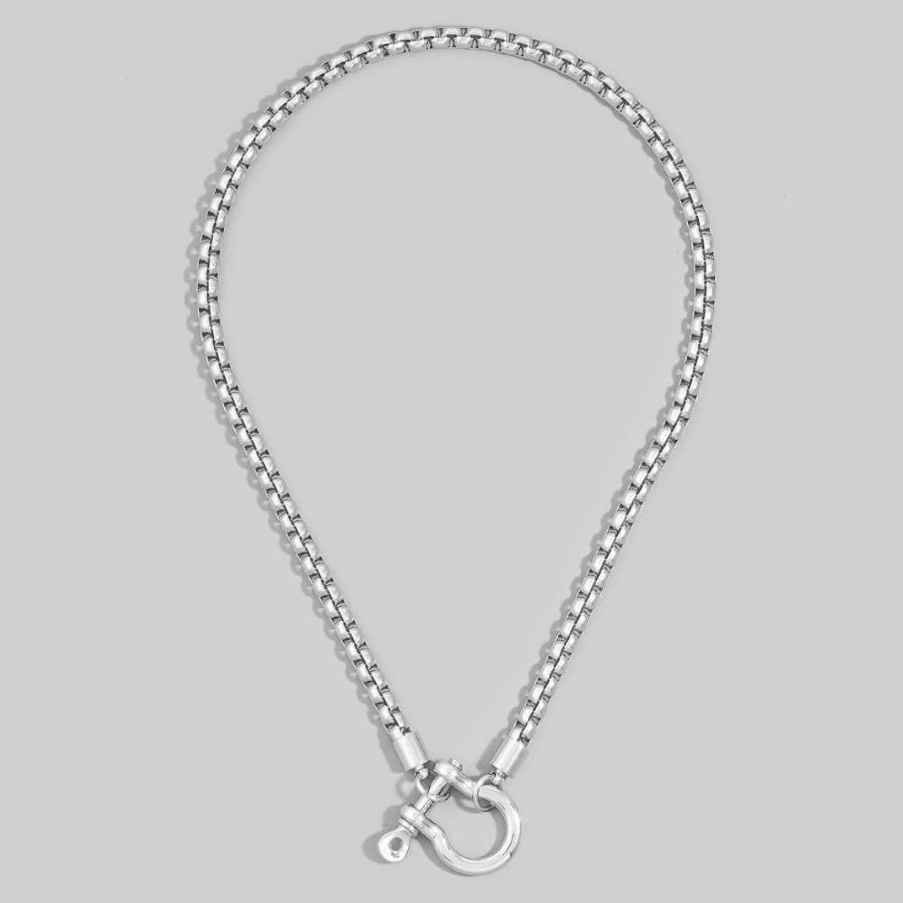 Horseshoe Shackle Pendant Necklace