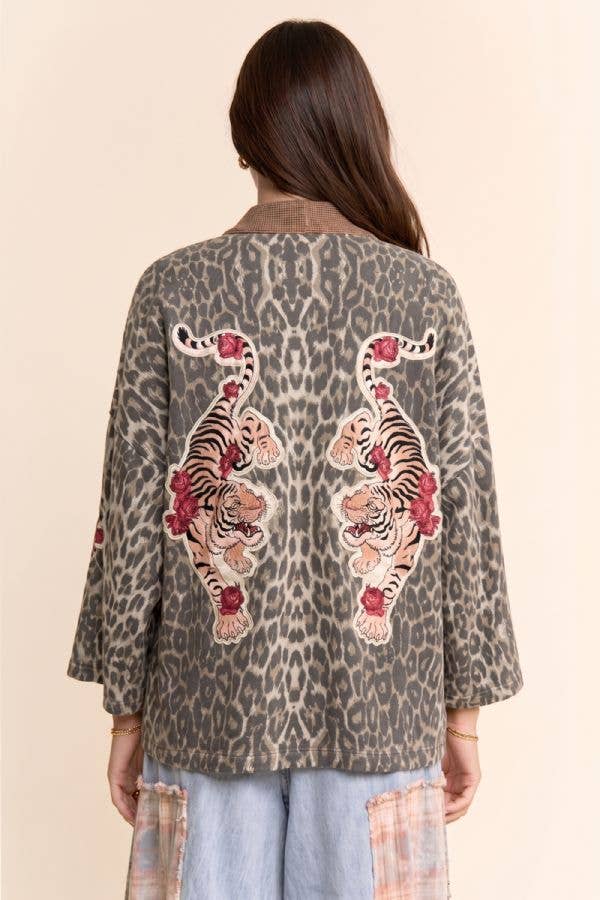 Ella Tiger Kimono Jacket