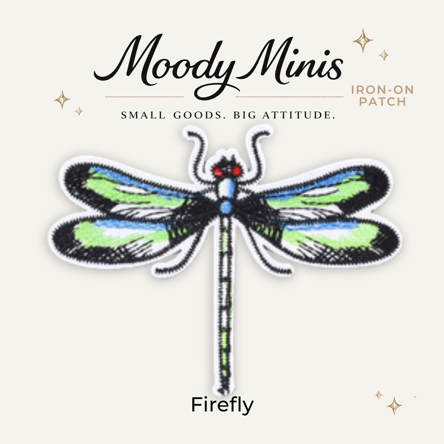 Dragonfly Embroidered Patch- RTS
