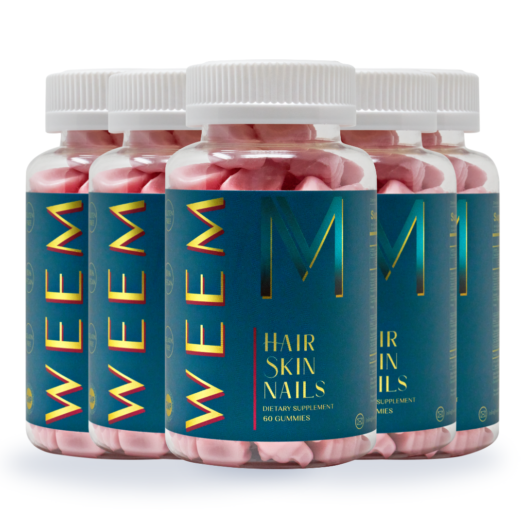 Hair, Skin & Nails Gummies – Grow Thicker, Fuller Hair
