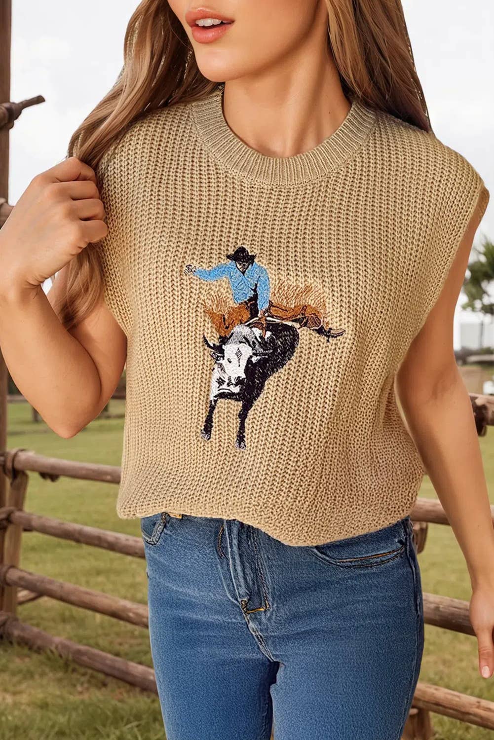 Cowboy Sweater Vest