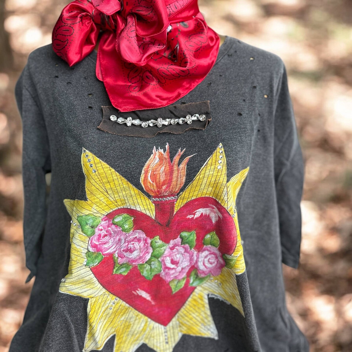 Blazing Heart  shirt