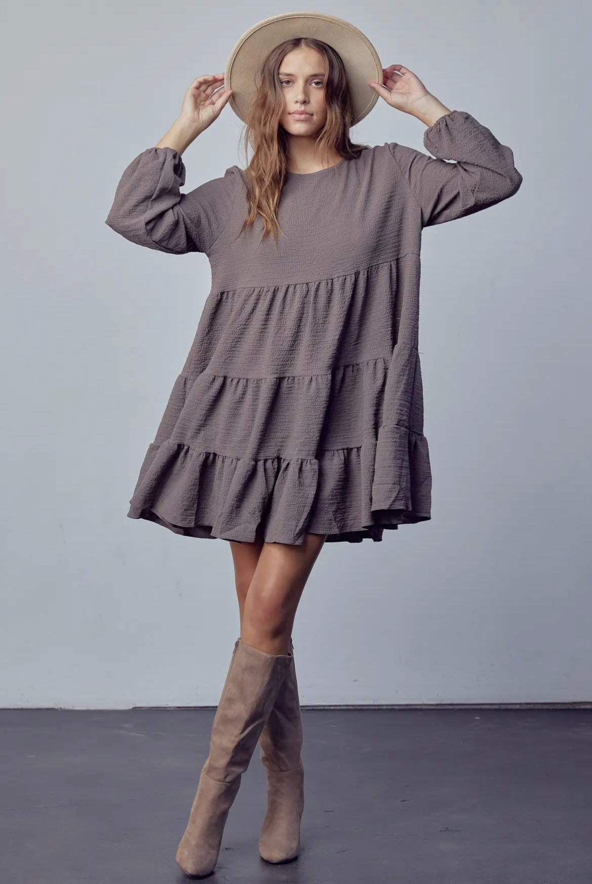 Janet Dress (taupe)