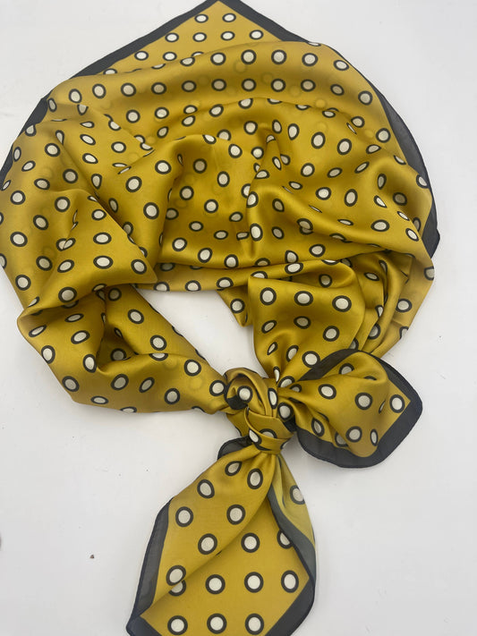 Mustard Dot Wild Rag