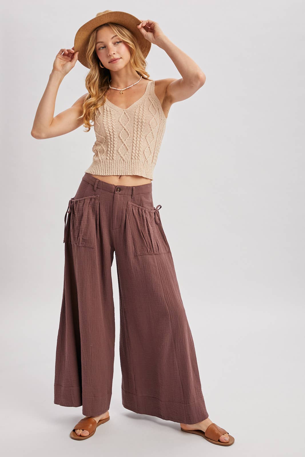 FINNLEY WIDE LEG PANTS