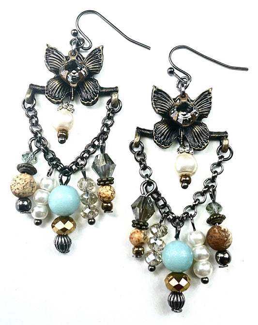 Butterfly Chain Earring