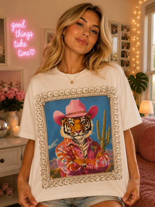 Cowboy Tiger Tee