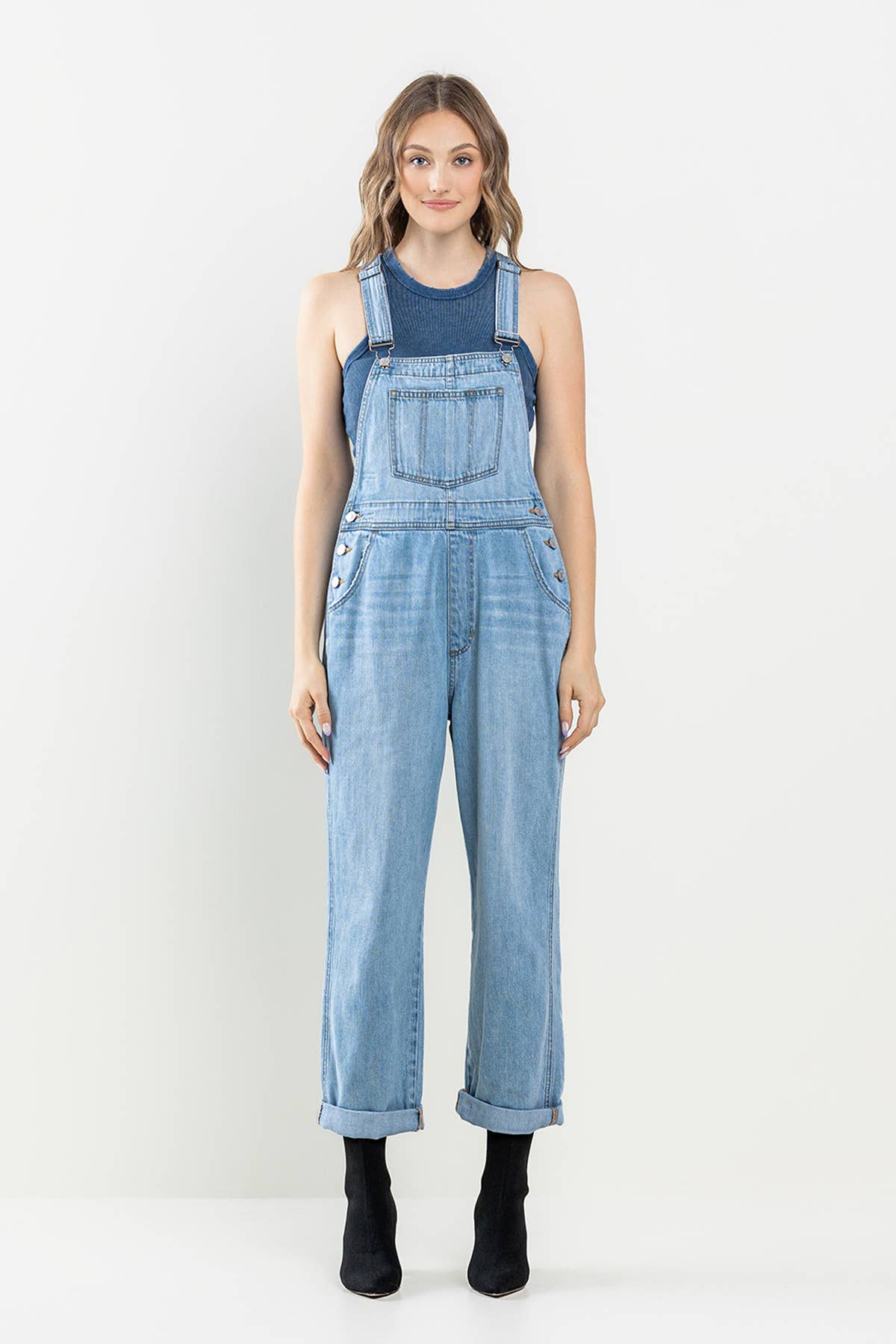 Hooper Light Overall With Front Pocket and Cuff