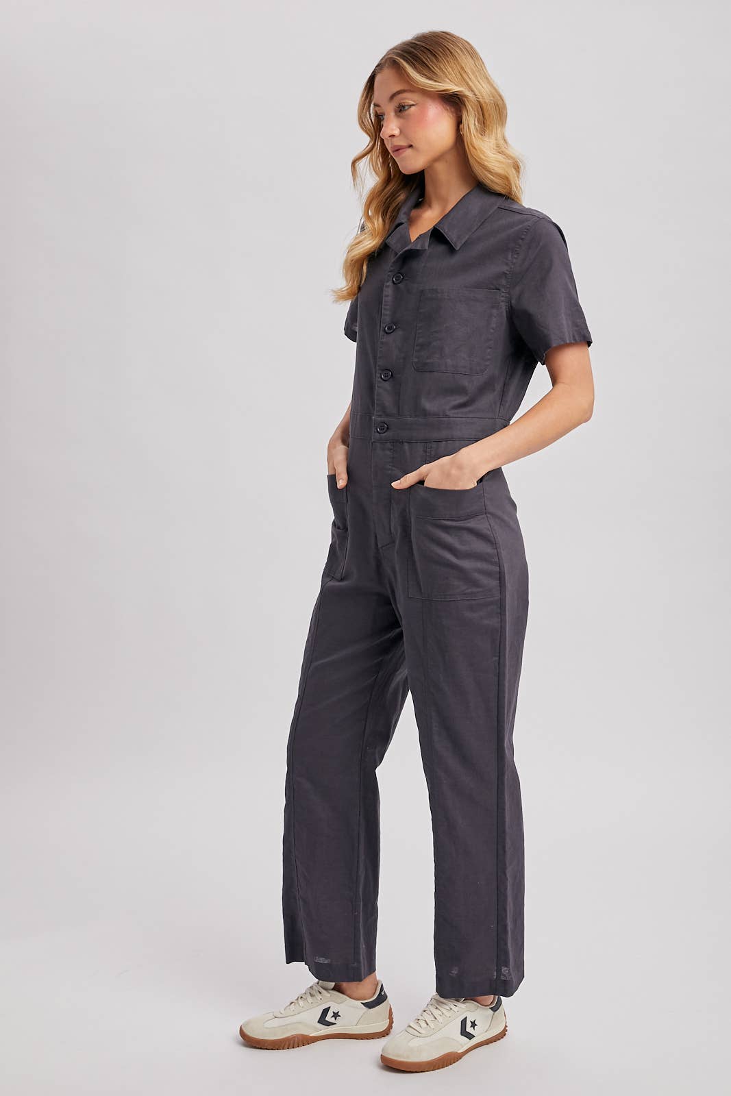 Shannon SHORT SLEEVED JUMPSUIT