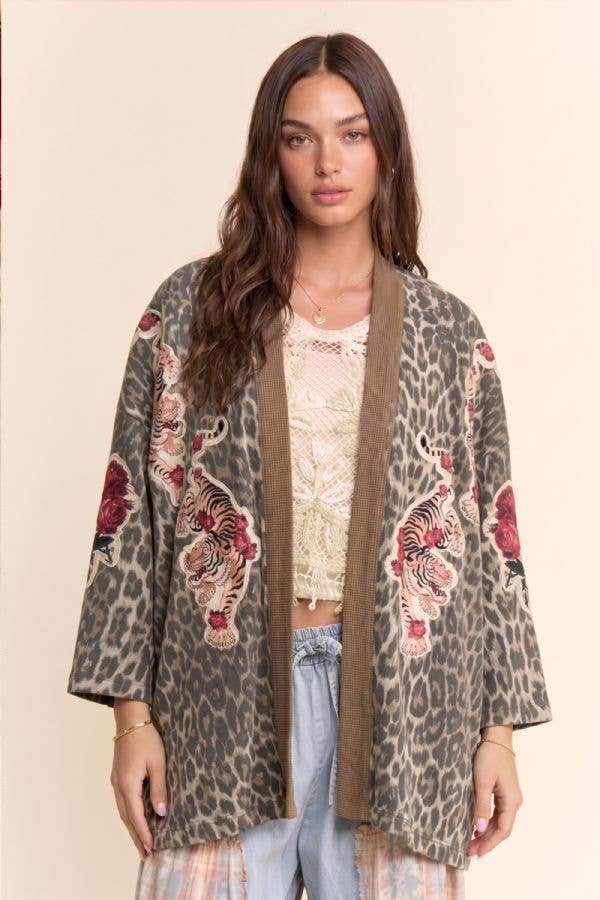 Ella Tiger Kimono Jacket