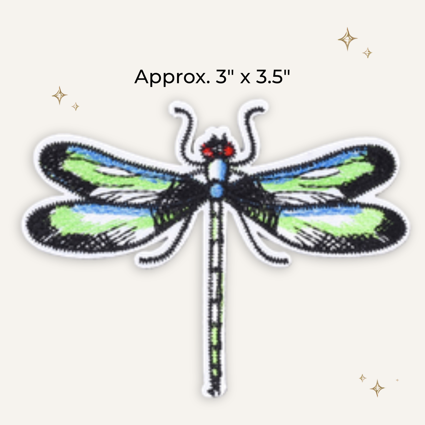 Dragonfly Embroidered Patch- RTS