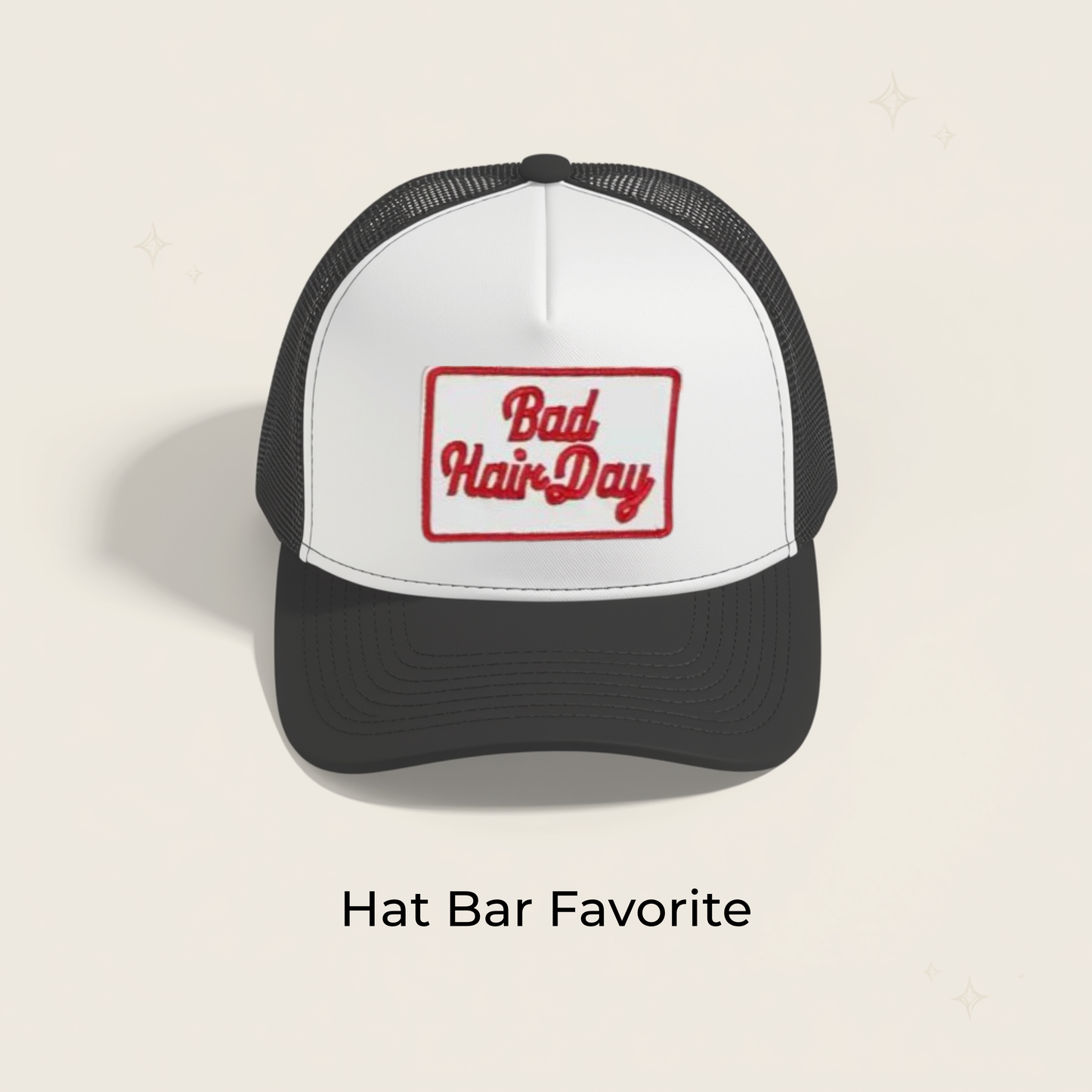 Bad Hair Day Embroidered Patch- RTS