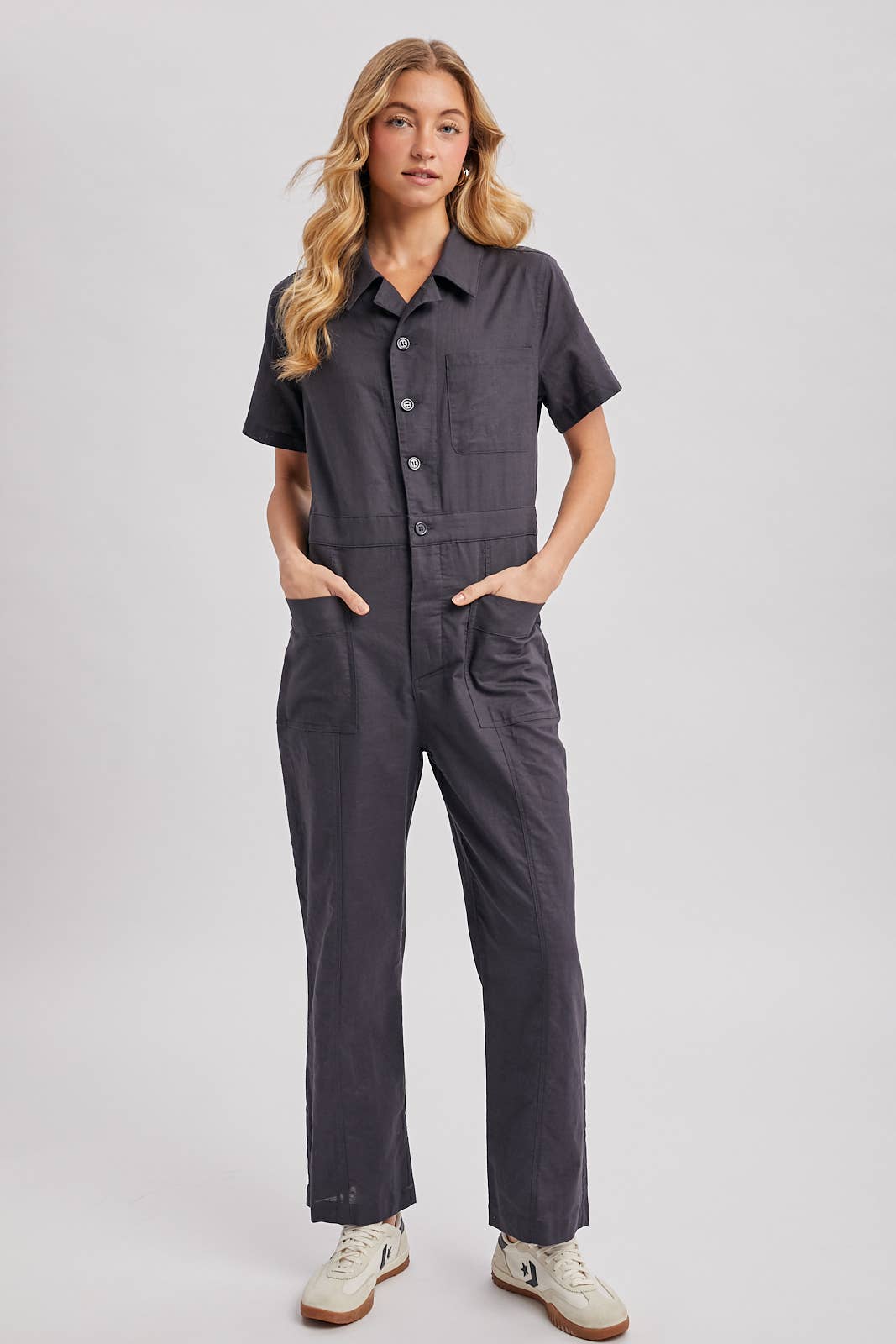 Shannon SHORT SLEEVED JUMPSUIT