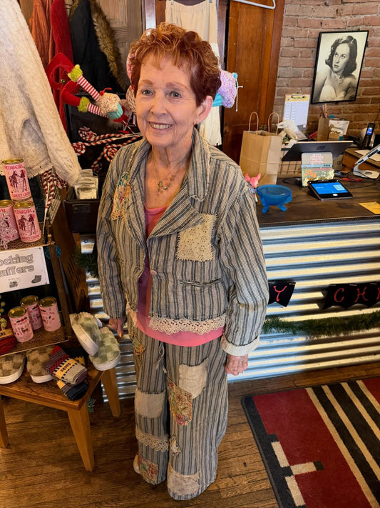 Lined Up Trouser Pants