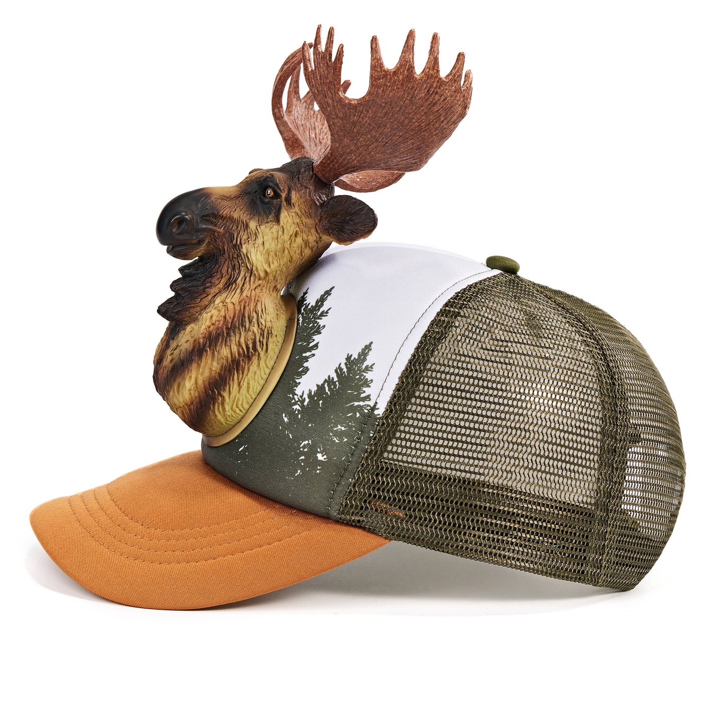 Moose | Unisex Trucker Hat Base Cap Mesh Back