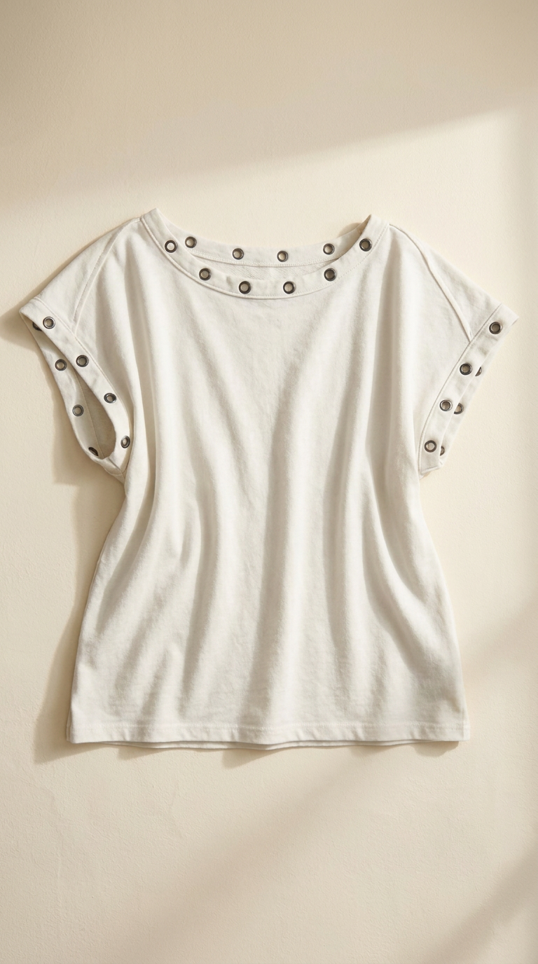 Sarah Grommet Trim Top