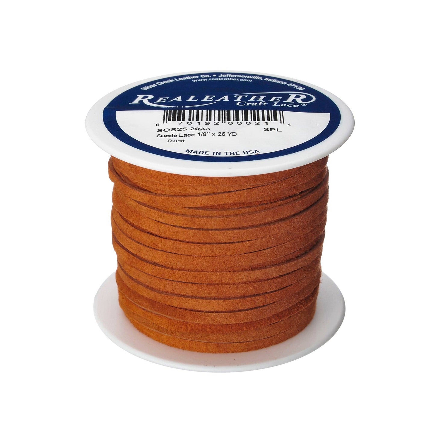 Suede Lace Spool, 1/8" x 25 yds Jewelry Apparel Fringe