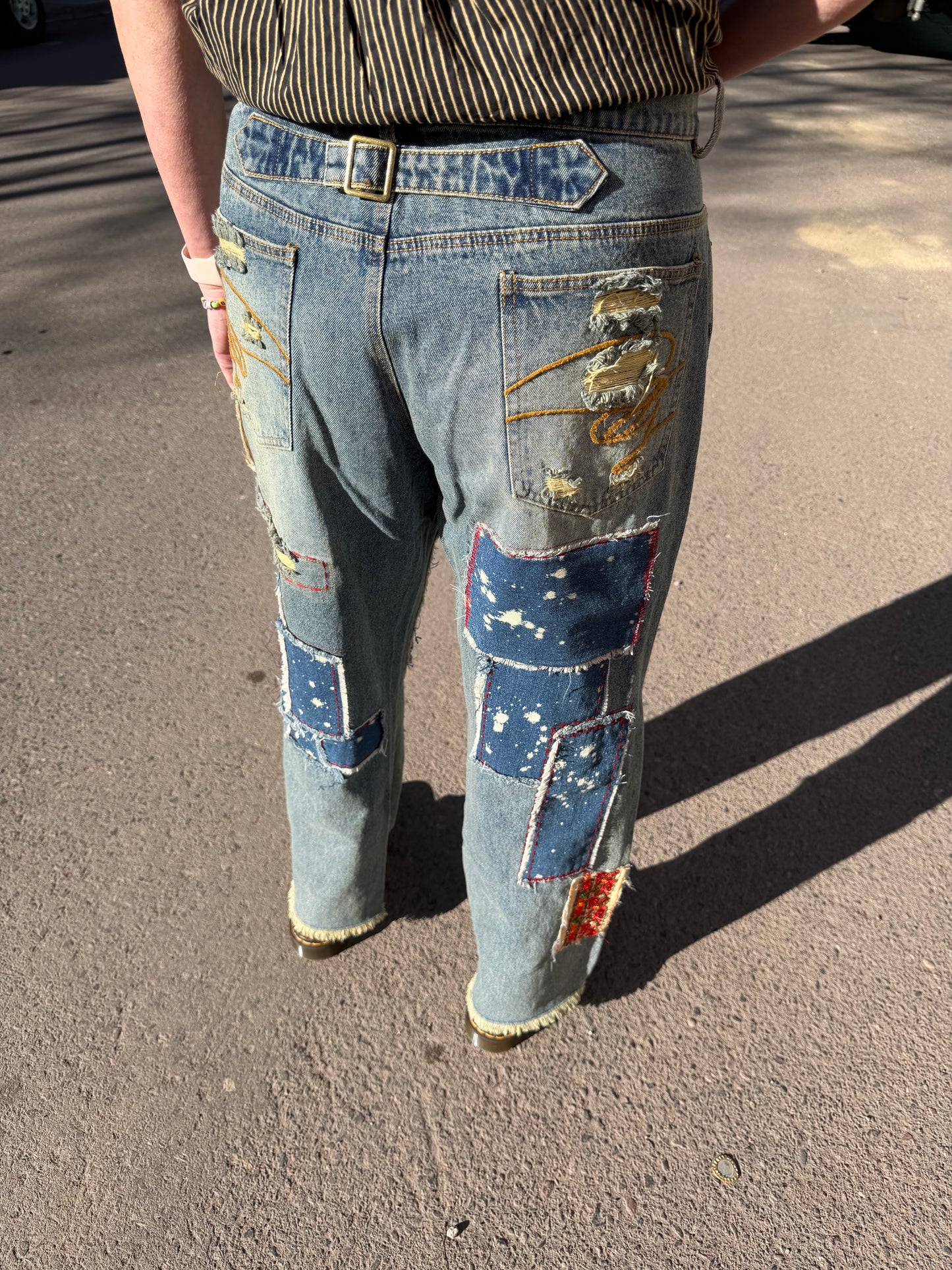 Garden Splatter Jeans