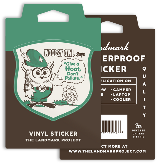Woodsy Says Sticker