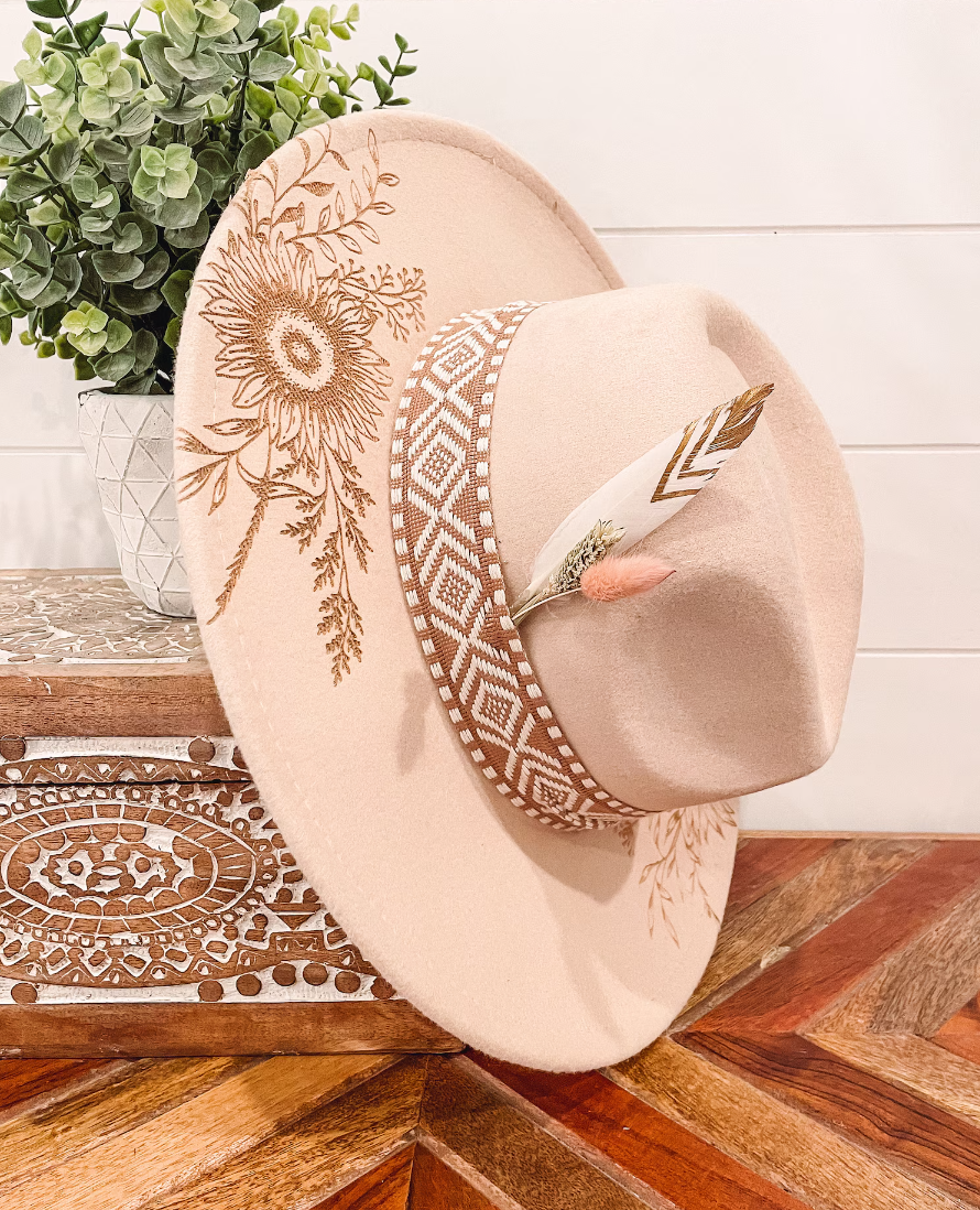 Southwest floral Hat
