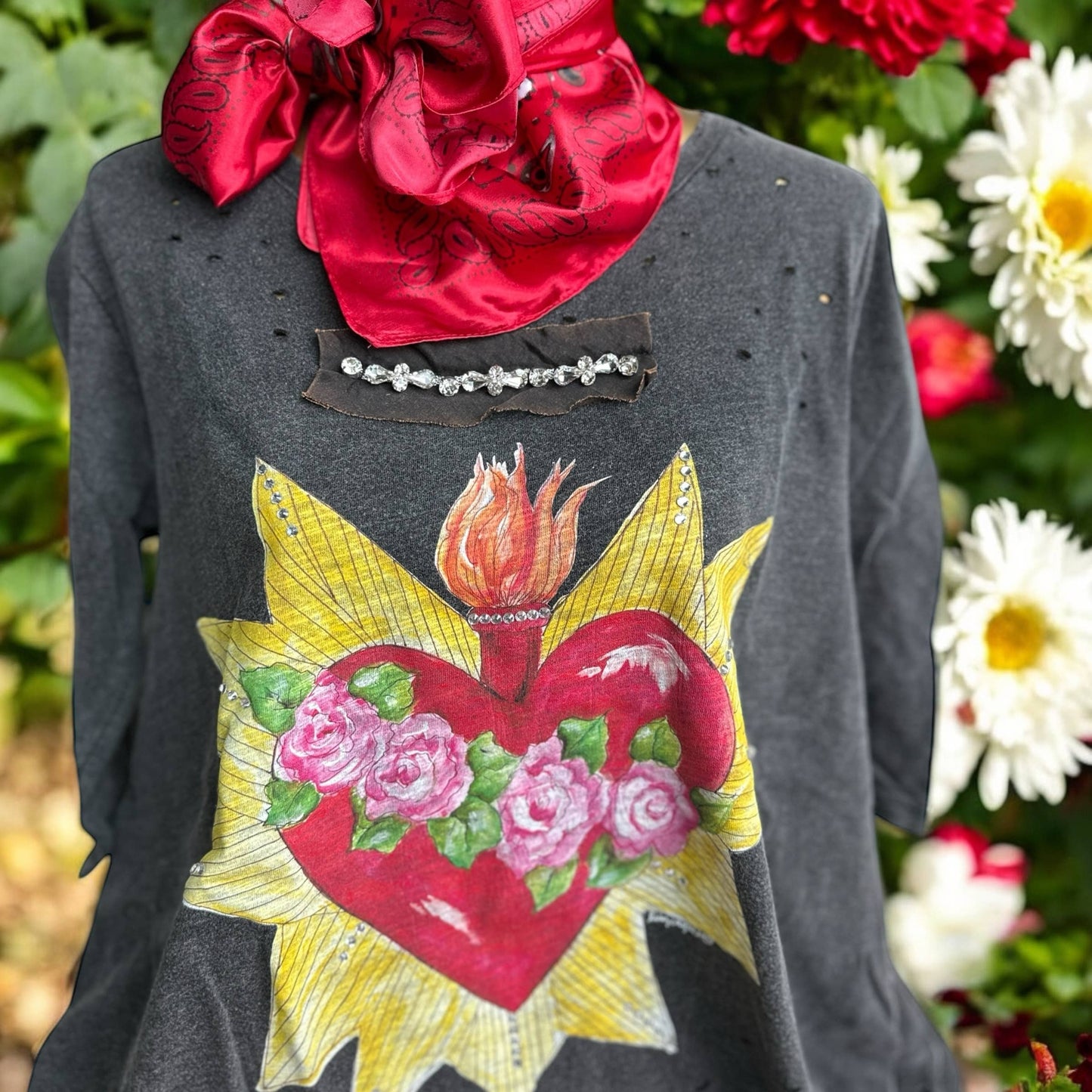 Blazing Heart  shirt