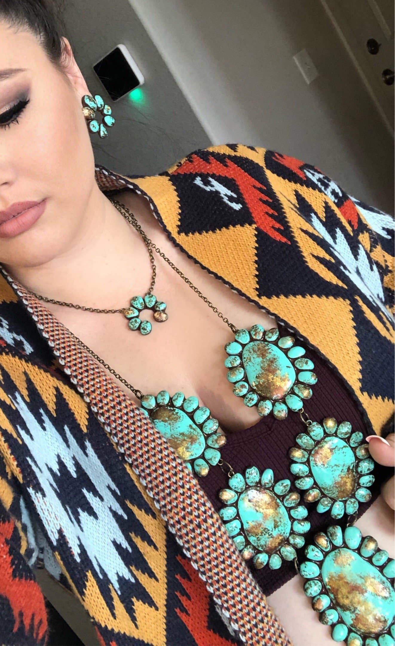 Karly Kingston Necklace- Turquoise Stone