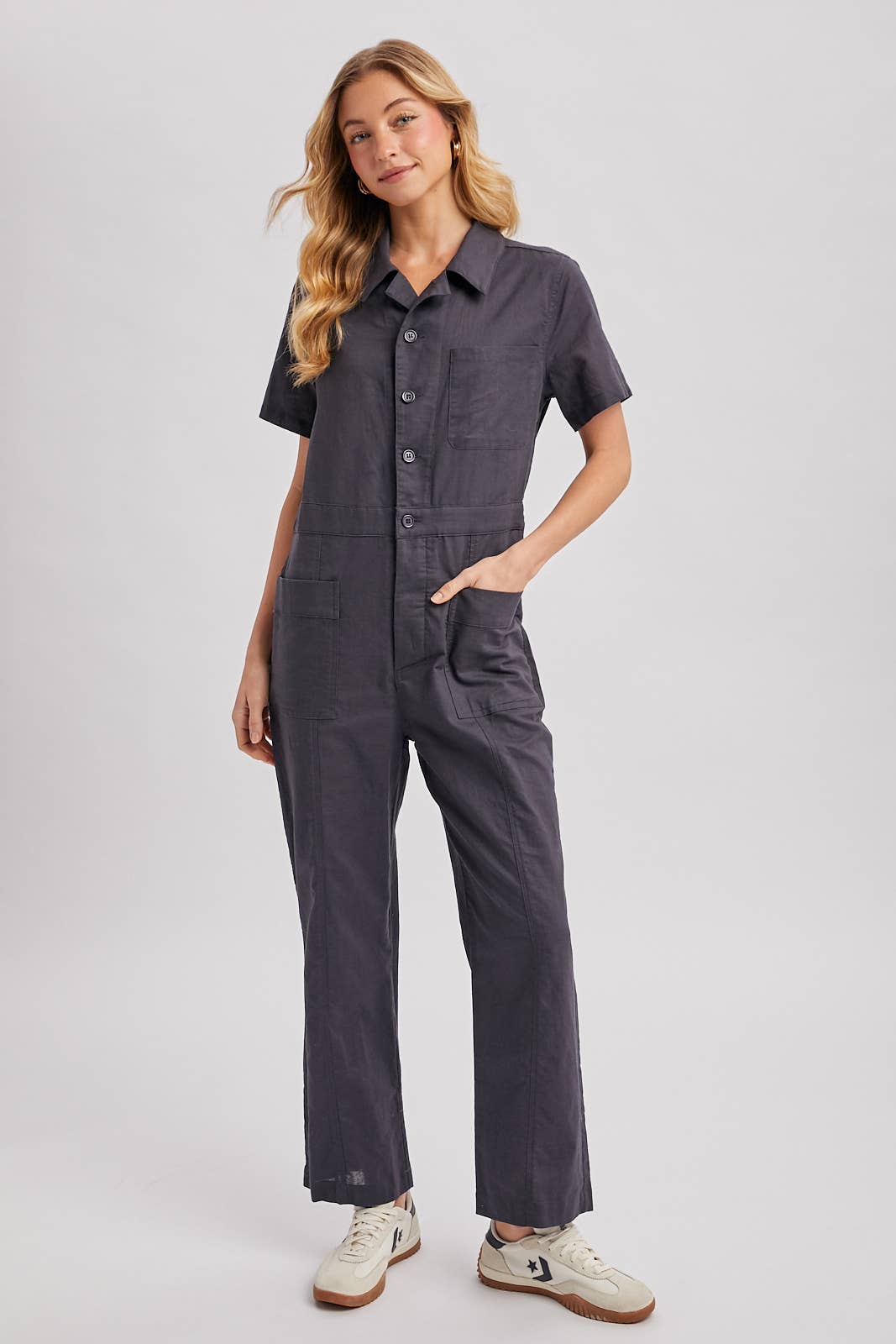 Shannon SHORT SLEEVED JUMPSUIT