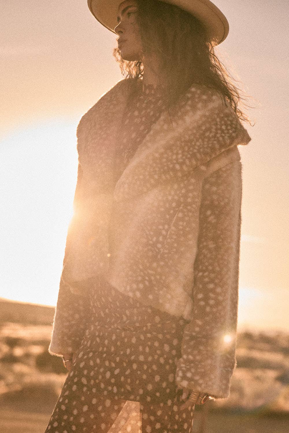 Daisey Deer Print Jacket