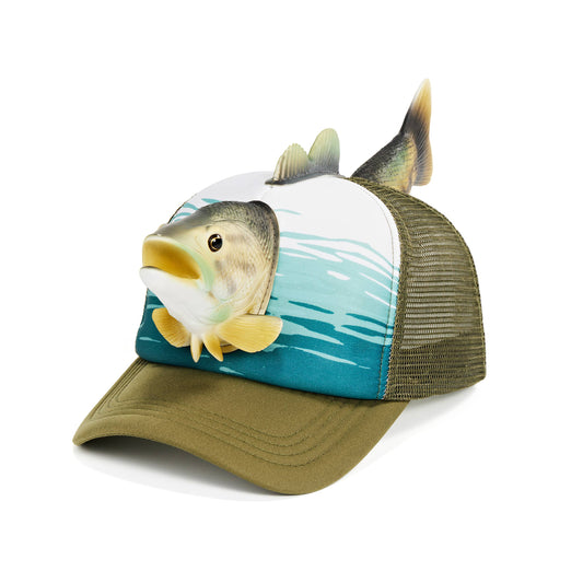 Largemouth Bass | Unisex Trucker Hat Base Cap Mesh Back