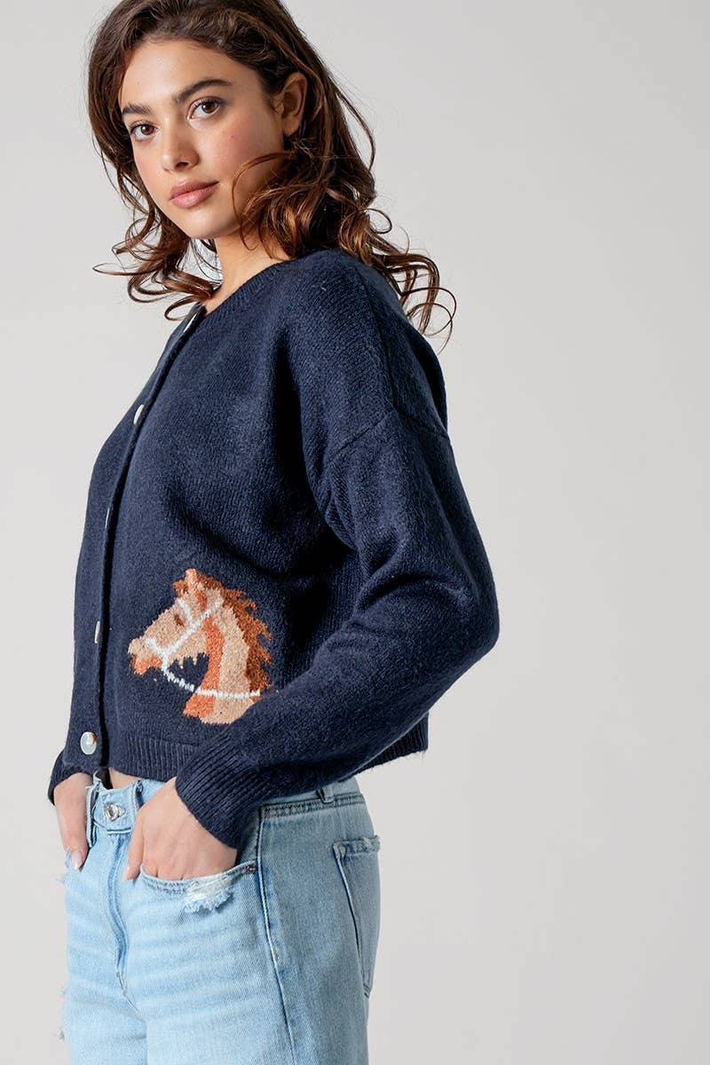The Pepper Horse Cardigan