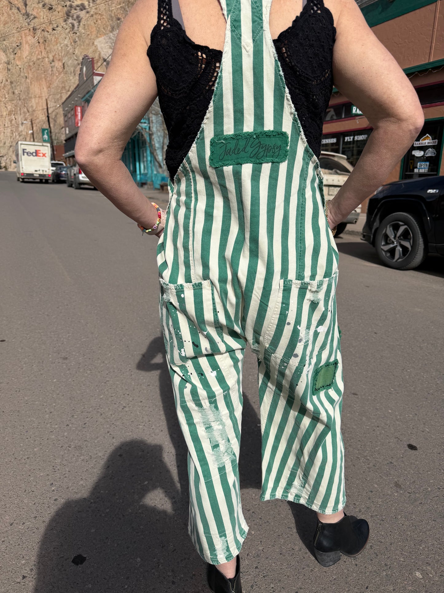 Endless Travels Overalls - Vintage Emerald