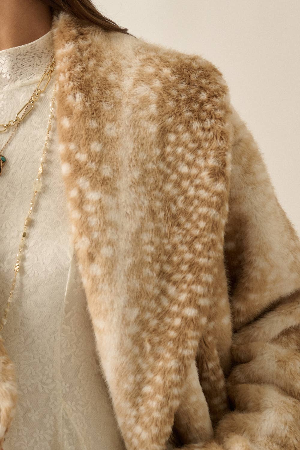 Daisey Deer Print Jacket
