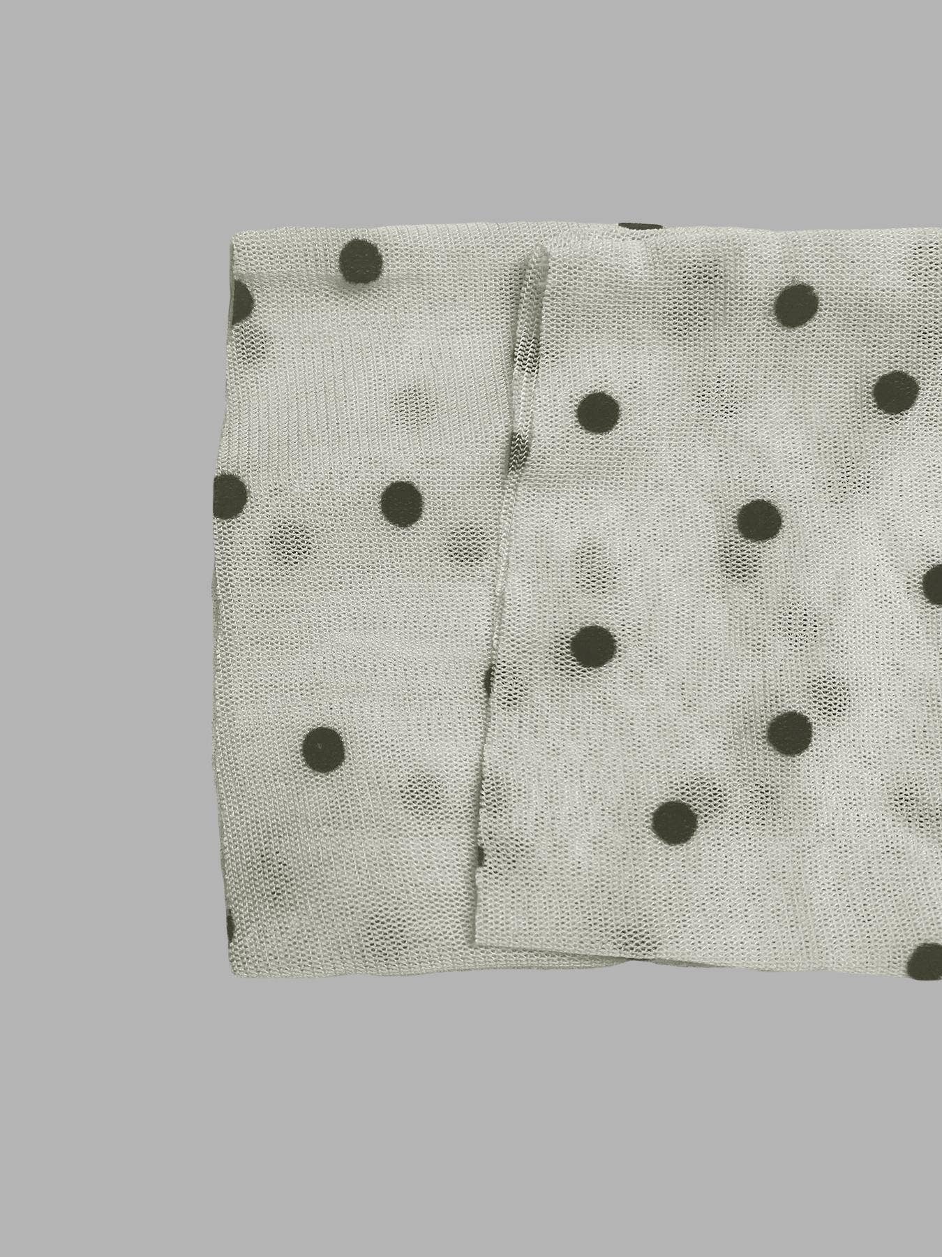 Romance Polka Dots Sheer Mesh Top