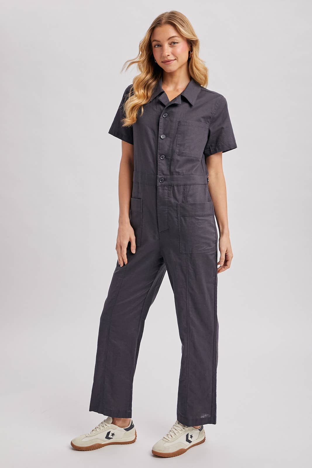 Shannon SHORT SLEEVED JUMPSUIT