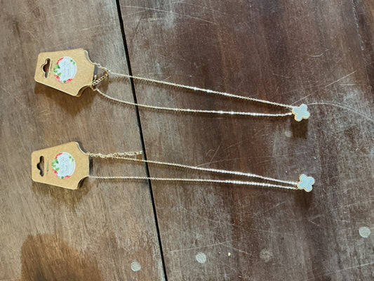 Gold Pearl Cross