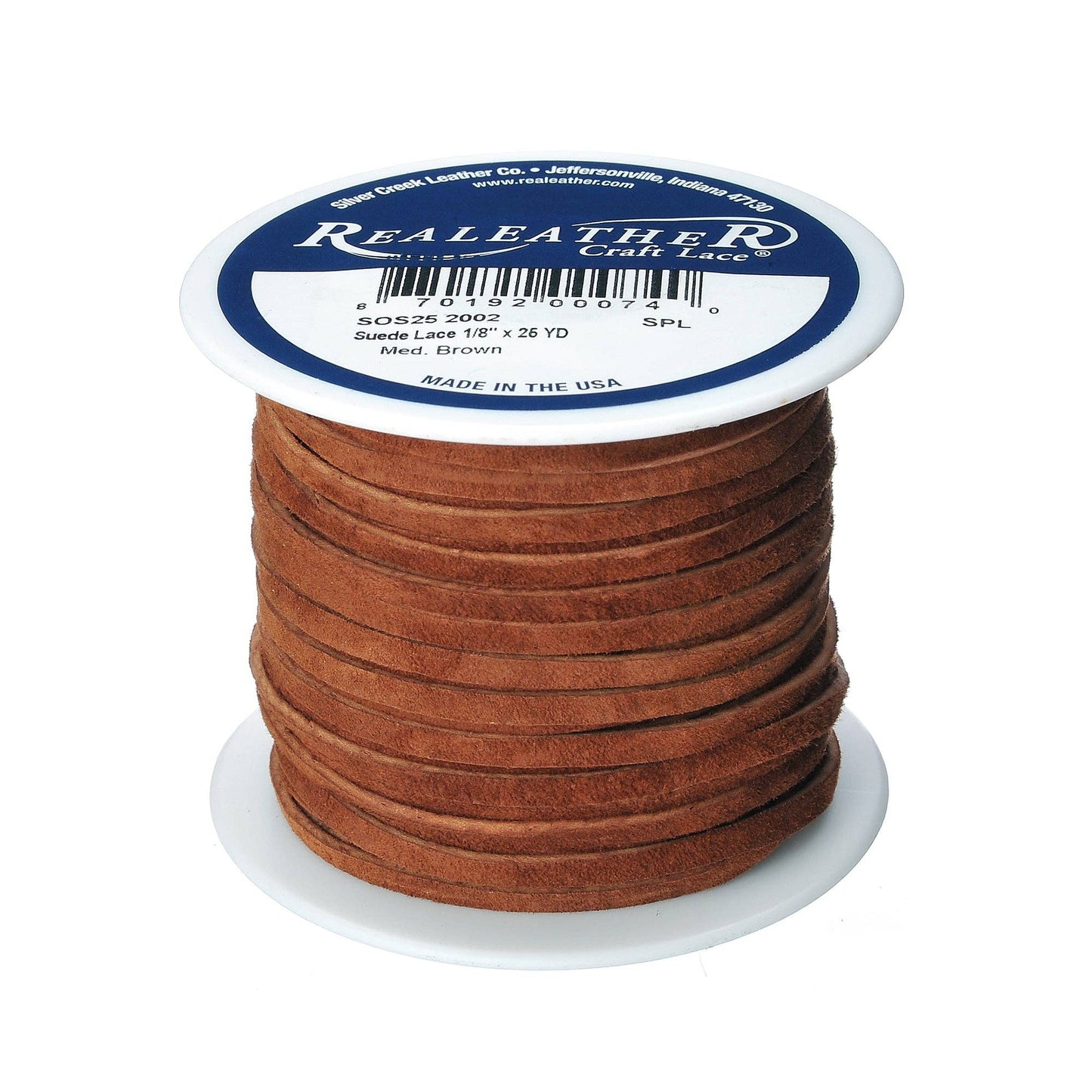 Suede Lace Spool, 1/8" x 25 yds Jewelry Apparel Fringe