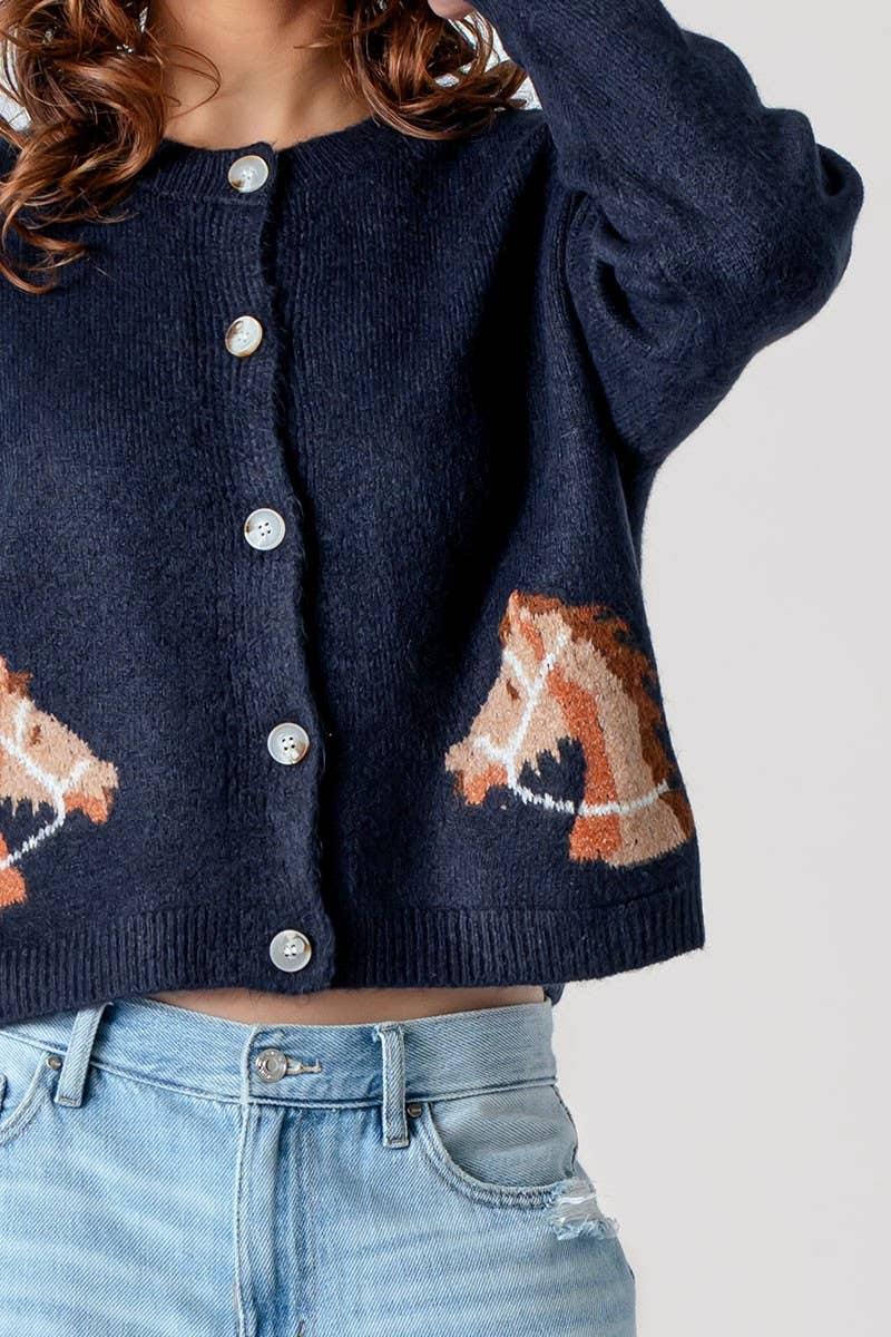 The Pepper Horse Cardigan