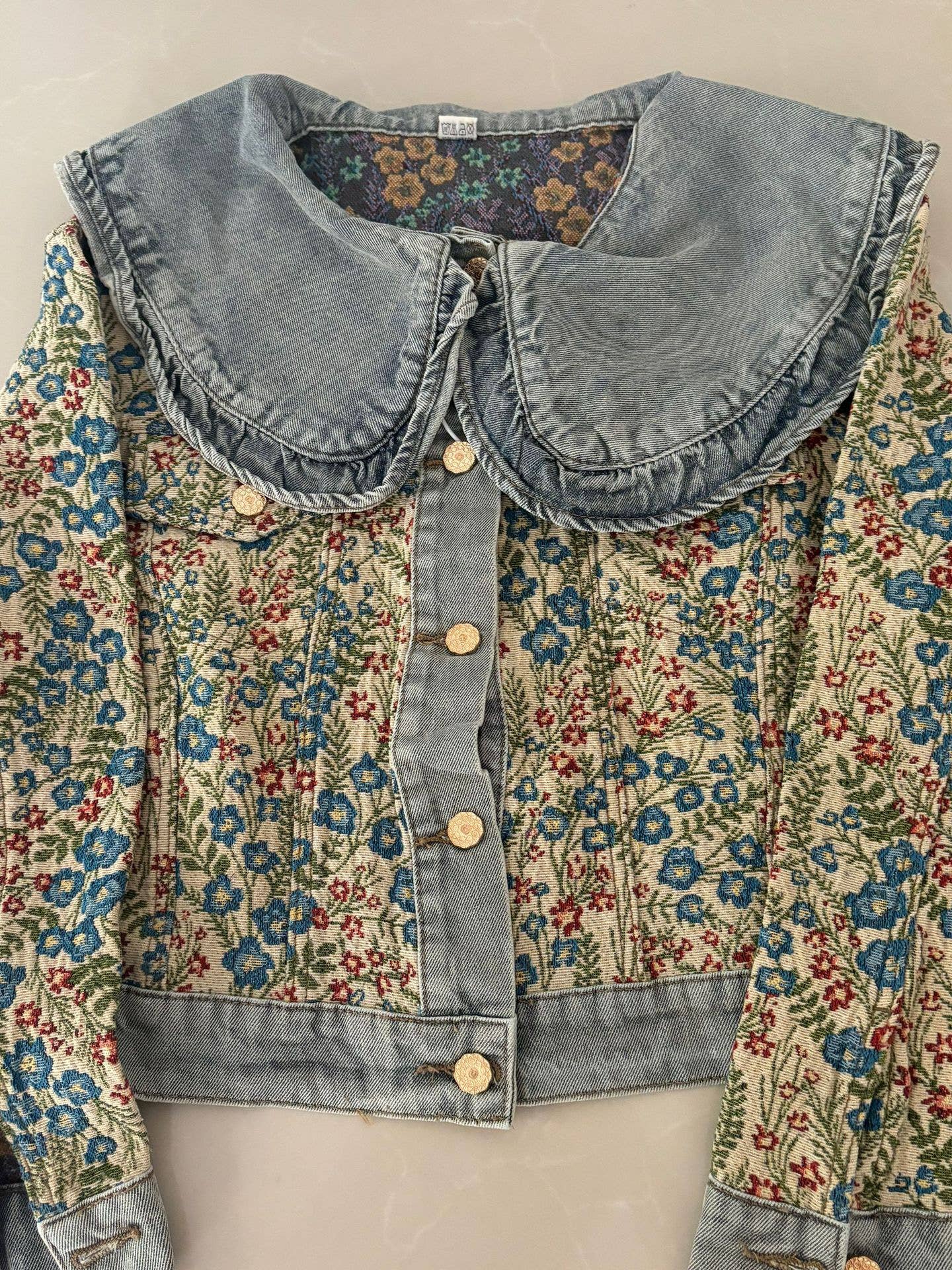 Lettie Denim Cropped Jacket