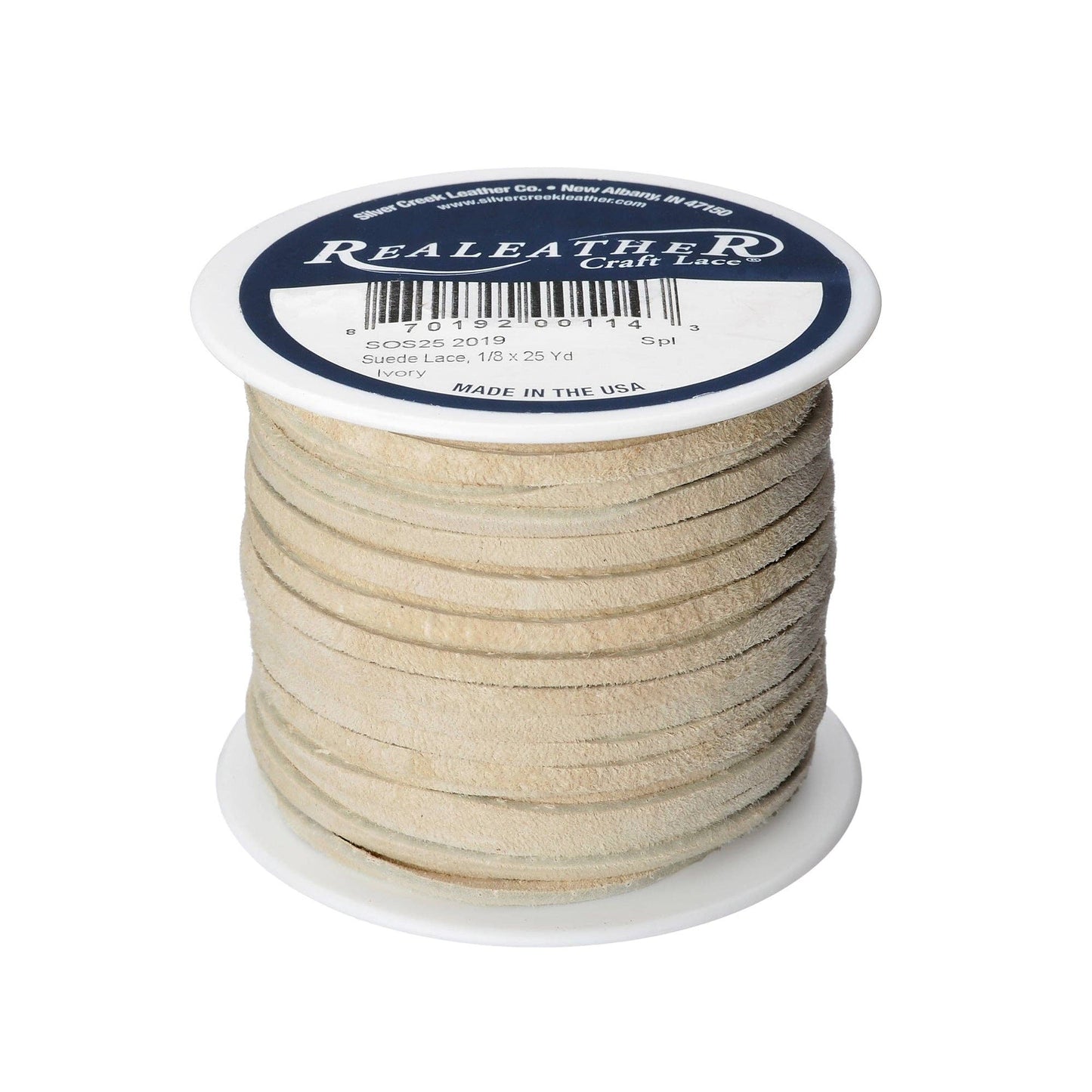 Suede Lace Spool, 1/8" x 25 yds Jewelry Apparel Fringe