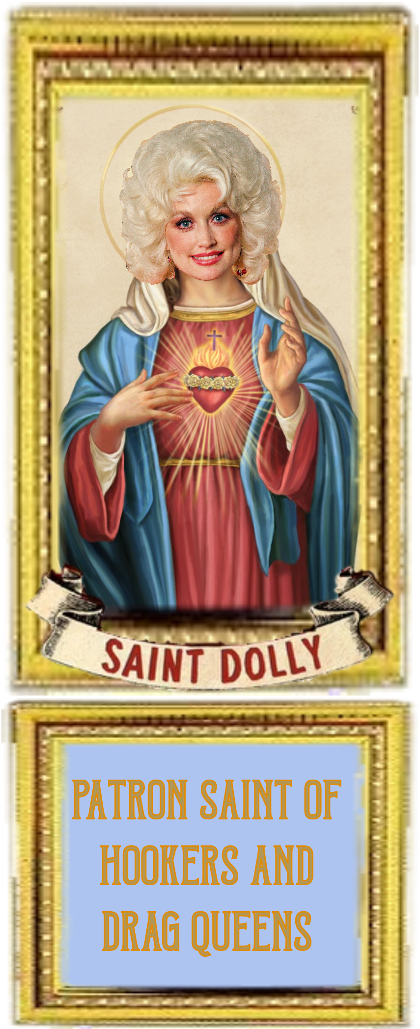 SAINT DOLLY PRAYER CANDLE