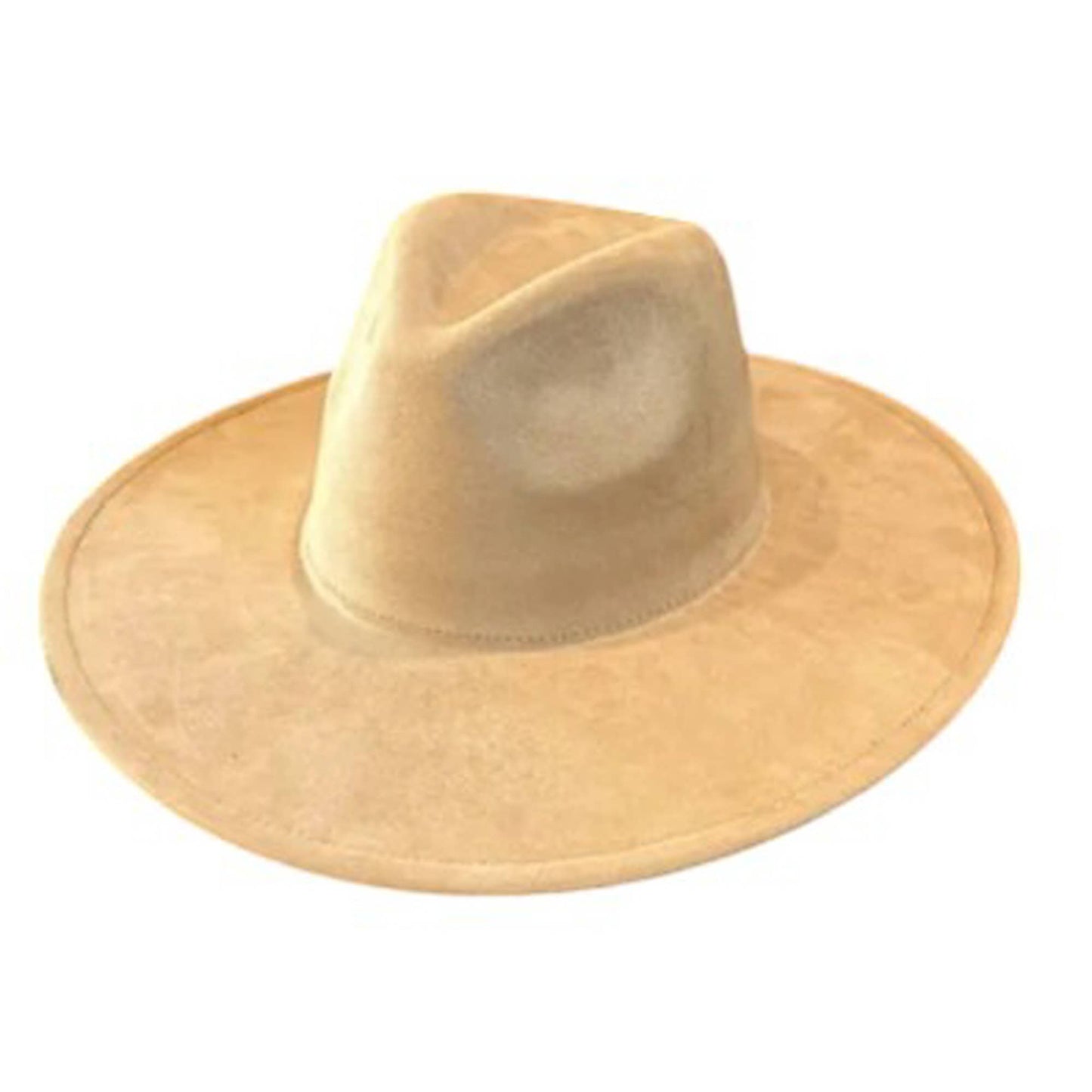 Fashion Classic Wide Brim Suede Panama Hat
